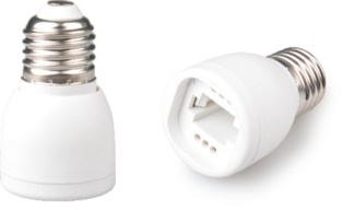 ADATTATORE DA E27 A G24D  LIGHT
