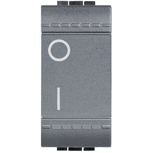 LL  INTERRUTTORE 2P 16A 1M ANTRACITE BTICINO