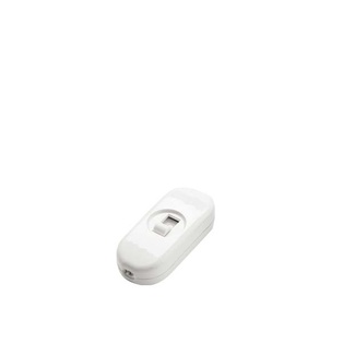 INTERRUTTORE FAI PASSANTE 2A 250V TASTO A SLITTA BIANCO 