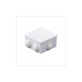 SCATOLA FAEG STAGNA DI DERIVAZIONE QUADRATA CON COPERCHIO A PRESSIONE IP44 80X80X40