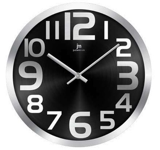 OROLOGIO PARETE QUARZO CASSA METALLO 29CM NERO  LOWELL