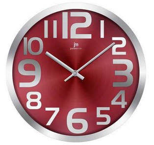 OROLOGIO PARETE QUARZO CASSA METALLO 29CM ROSSO LOWELL