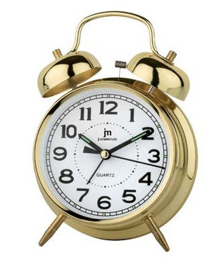 SVEGLIA QUARZO MOVIMENTO CONTINUO 10CM GOLD LOWELL