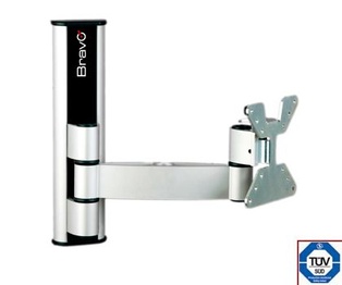 92402555 LCD2 NERO SUPPORTO TV 2 SNODI 10-30 BRAVO
