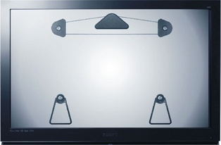 LEDFIX SUPPORTO A MURO TV ULTRA PIATTE  CHE SI APPENDE COME UN QUADRO  OMB