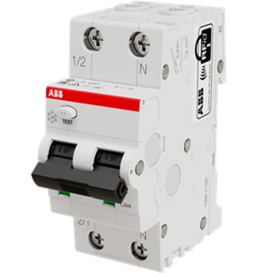 INTERRUTTORE ABB MAGNETOTERMICO DIFFERENZIALE 2P TIPO AC C16 30mA 4500A 