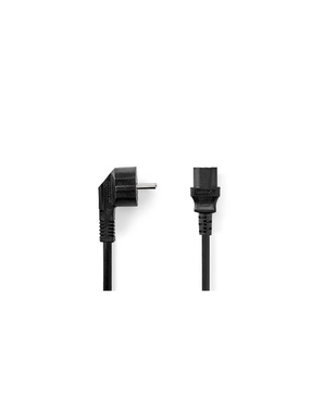 CAVO NEDIS ALIMENTAZIONE DA SPINA TEDESCA 90° A PRESA IEC320 C13 - 1.8MT.