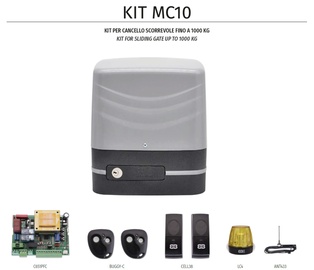 KIT MOTORE CANC.SCORR.GRIGIO MC10 230V F.CORSA MECC.1000KG