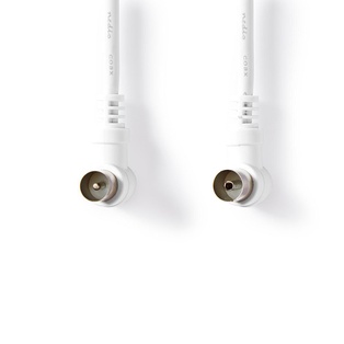 CAVO ANTENNA M/F IEC PLACCATO NICKEL  75 OHM  DOPPIO SCHERMO 90°  3.0M BN