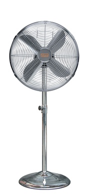 VENTILATORE  A PIANTANA VINCO Ø 40CM. - ALTEZZA 130CM. POTENZA 50W 3 VELOCITA' CORPO E PALE IN ALLUMINIO 