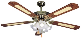 VENTILATORE DA SOFFITTO VINCO Ø 132CM- ALTEZZA DA SOFFITTO 45CM. POTENZA 65W 3 VELOCITA' - ATTACCO LAMPADA E27 