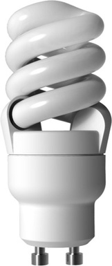 MICRO SPIRALE CLASSE A GU10 220V 7W  2700K 10000H LIGHT