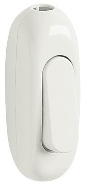 INTERRUTORE    VIMAR PASSANTE 1P 2 16A 250V TASTO A BILANCERE  BIANCO