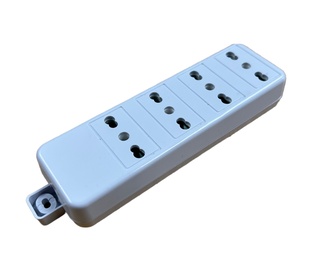 PRESA MULTIPLA CONTAKT 4 BIPRESE 2P+T 16A (SENZA CAVO) BIANCO