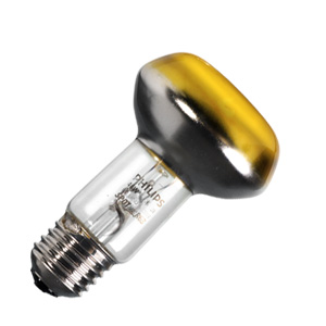 LAMPADA INCANDESCENZA PHILIPS R63 COLORATA GIALLA 230V 40W E27 066428