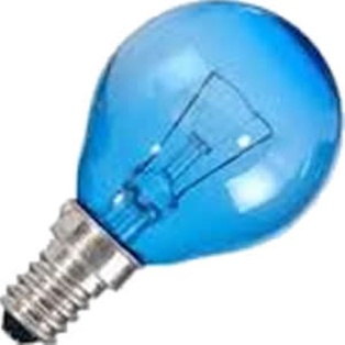 LAMPADA INCANDESCENZA PHILIPS SFERA SOLARE BLU 230V 40W E14 067098