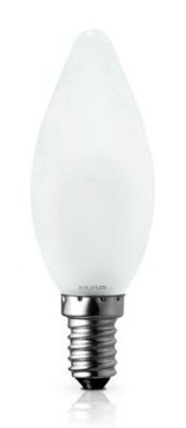 INCANDESCENZA OLIVA  SMERIGLIATA 15W E14  GE