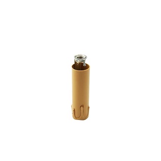 PORTALAMPADA A CANDELA COLORE ANTICHIZZATO IN MATERIALE TERMOPLASTICO CON NIPLES E14 ALTEZZA 85MM FAI 
