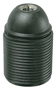 PORTALAMPADE VIMAR M10X1 CAMICIA FILETTATA E27 NERO
