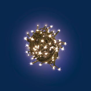 CATENA MB 10 LED CLASSIC 5MM LUCE FISSA 230V INTERNO CAVO VERDE 1,5+1M