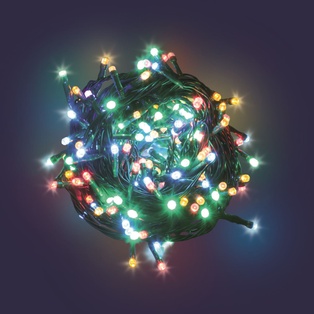 CATENA TL 96 LED MULTI 5MM CONTROLLER 7G+OFF TIMER 6-18 ORE A BATTERIA ESTERNO