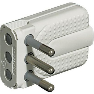 KIT - SPINA CORNER SALVASP. 2P+T 10A BIANCO BTICINO
