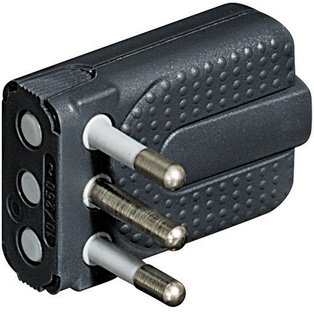 KIT - SPINA CORNER SALVASP. 2P+T 10A GRIGIO BTICINO