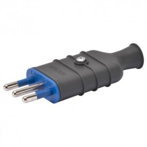 SPINA CIVILE E INDUSTRIALE GEWISS  2P+T 10A S11 250V NERO