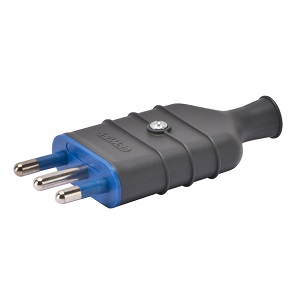 SPINA CIVILE E INDUSTRIALE GEWISS  2P+T 16A S17 250V NERO