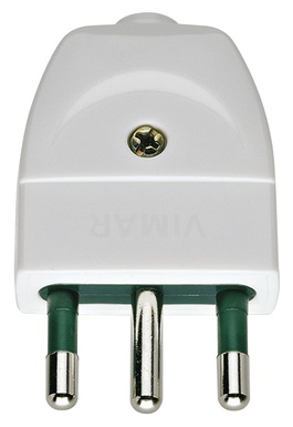 SPINA CIVILE VIMAR 2P+T16A S17 ASSIALE BIANCO