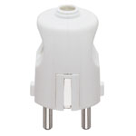 SPINA CIVILE VIMAR 2P+T16A S31 250V STANDARD  TEDESCO/FRANCESE BIANCO