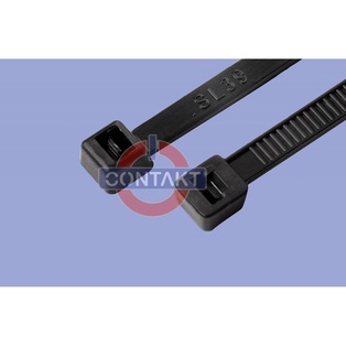 FASCETTA NYLON CONTAKT 7.8X430 MM  Ø125 54KG 100PZ NERO