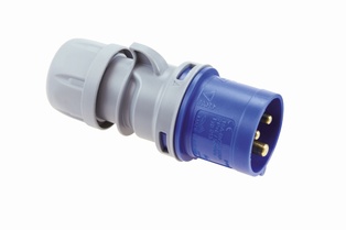 SPINA INDUSTRIALE FAEG VOLANTE ATTACCO RAPIDO 2P+T 16A 230V IP44 BLU
