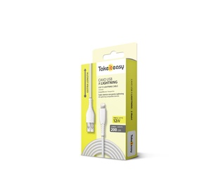 CAVO TAKE IT EASY BIANCO DA USB A LIGHTING 200 CM. 