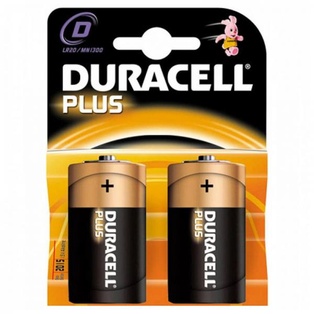 PILE DURACELL ALKALINE TORCIA D BL. 2
