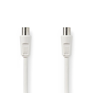 CAVO COASSIALE M/F 75OHM DOPPIO SCHERMO 3.00M TONDO BN PVC