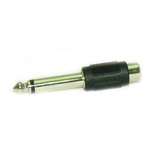 ADATTATORE AUDIO DA SPINA JACK 6.3 MONO A PRESA RCA ALPHA