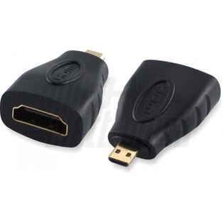ADATTATORE DA PRESA HDMI® A SPINA MICRO HDMI® TIPO D ALPHA