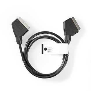 CAVO VIDEO MATSUYAMA  SCART -SCART  SPINA - SPINA  1.5M  NERO 1.5MT