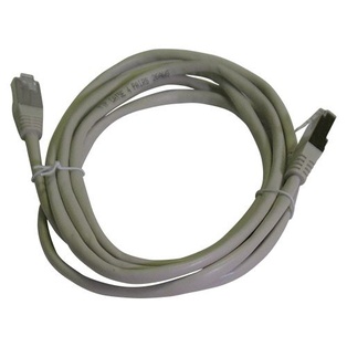 CAVO CAT 5E U/UTP RJ45 MASCHIO RJ45 MASCHIO 2M  TONDO PVC GRIGIO