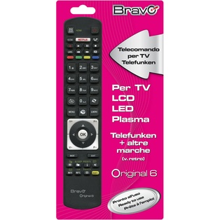 90202052 TELEFUNKEN TELECOMANDO UNIVERSALE ORIGINAL 6 BRAVO