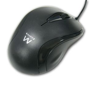 MOUSE OTTICO USB 3 PULSANTI 1000DPI NERO