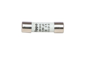 FUSIBILE CILINDRICO RAPIDO 8,5X31,5 400 V 8AMP. ZIPPO