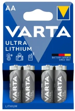 PILE VARTA ULTRA LITHIO STILO AA 1.5V BL. 4  6106