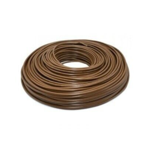 CAVO ELETTRICO PIATTINA COSTA STRETTA 2X0.35 MARRONE 100 MT. IMQ