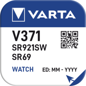 PILE VARTA PER OROLOGIO SILVER OXIDE BL. 1 V370-V371/SR920SW