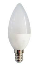 6W LED  LAMPADA E14 MINI OLIVA 4000K 400LM 20000H ITC/AS