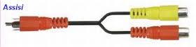 CAVO 2 SPINA RCA DORATA -1 PRESA RCA DORATE 0.20MT 100% RAME  STAR
