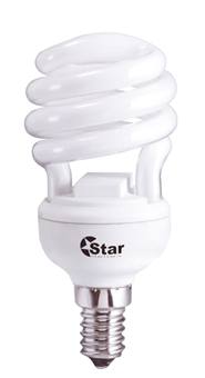 LAMPADA BASSO CONSUMO MICRO SPIRALE 15W 2700K CLASSE A E14 ROHS  STAR