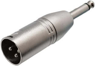 ADATTATORE PRESA 6.3 MONO / PRESA MICROFONO 3 POLI  STAR